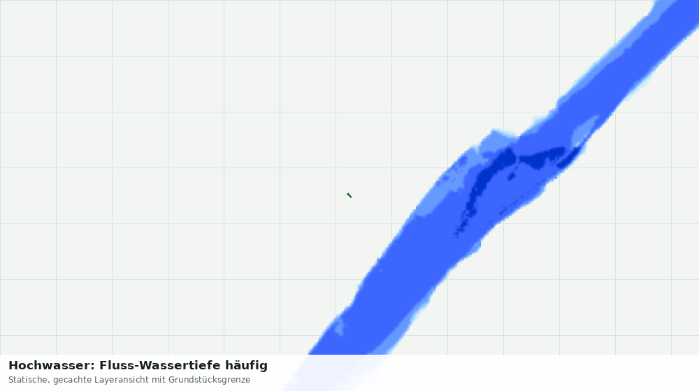 Statische Kartenansicht: Hochwasser: Fluss-Wassertiefe häufig