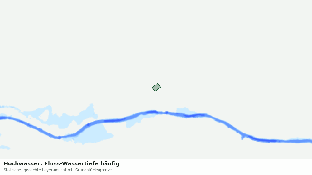 Statische Kartenansicht: Hochwasser: Fluss-Wassertiefe häufig