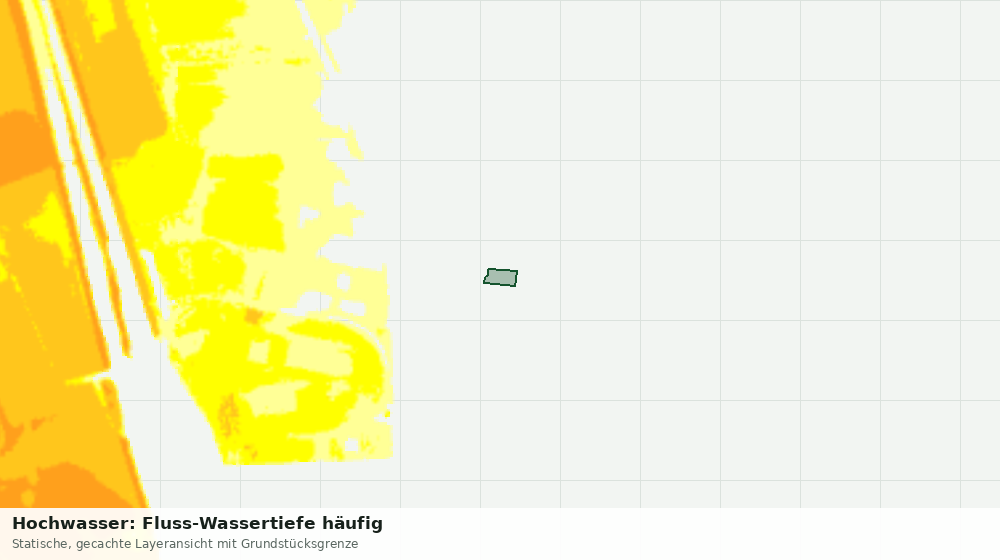 Statische Kartenansicht: Hochwasser: Fluss-Wassertiefe häufig
