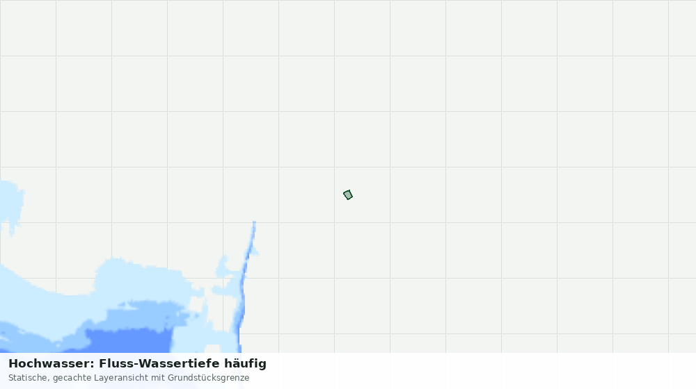 Statische Kartenansicht: Hochwasser: Fluss-Wassertiefe häufig