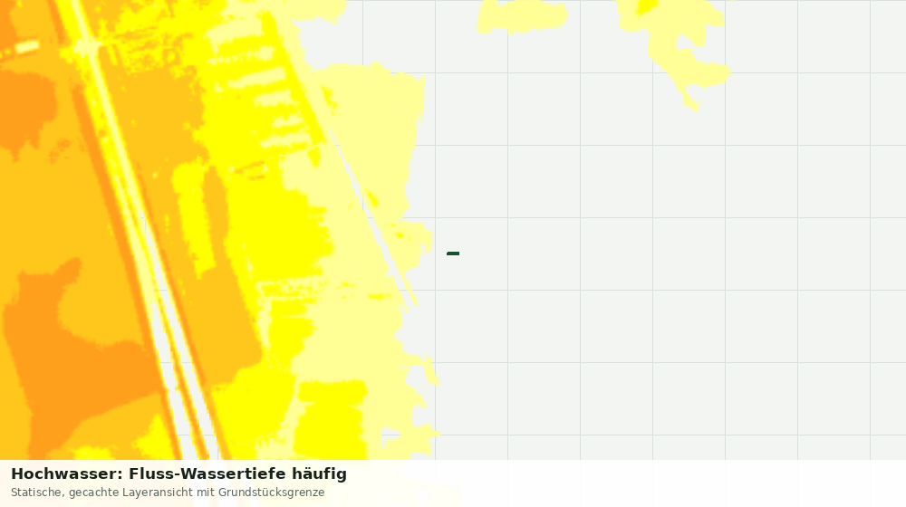 Statische Kartenansicht: Hochwasser: Fluss-Wassertiefe häufig
