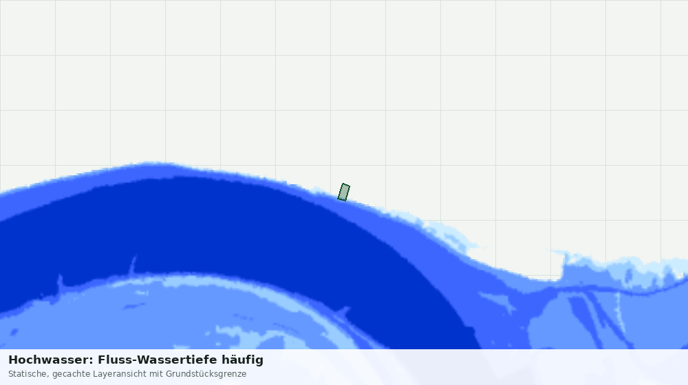 Statische Kartenansicht: Hochwasser: Fluss-Wassertiefe häufig