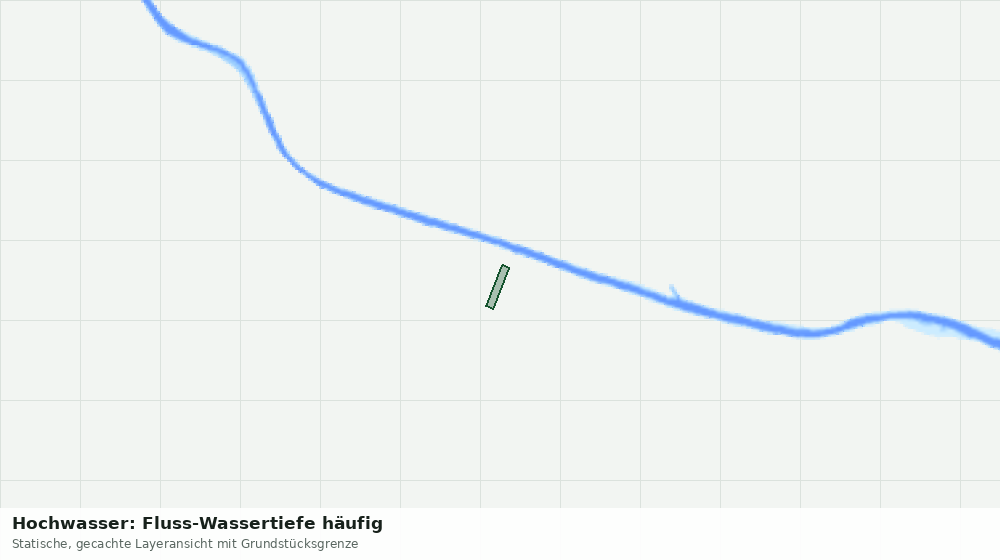 Statische Kartenansicht: Hochwasser: Fluss-Wassertiefe häufig