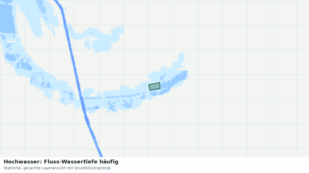 Statische Kartenansicht: Hochwasser: Fluss-Wassertiefe häufig