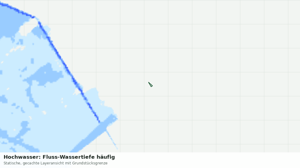 Statische Kartenansicht: Hochwasser: Fluss-Wassertiefe häufig