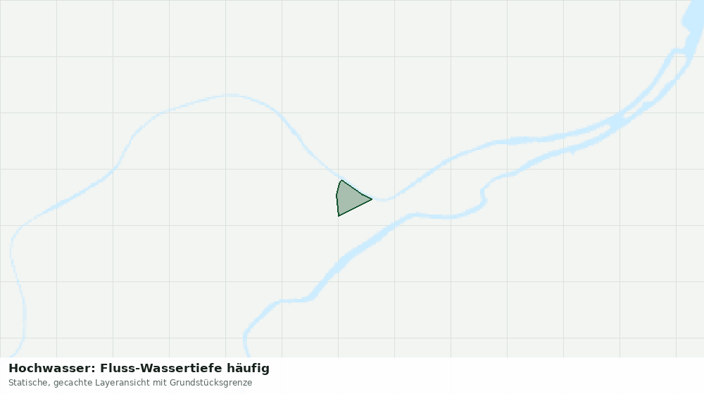 Statische Kartenansicht: Hochwasser: Fluss-Wassertiefe häufig