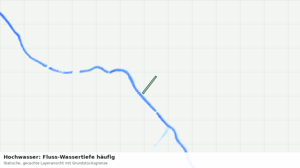 Statische Kartenansicht: Hochwasser: Fluss-Wassertiefe häufig