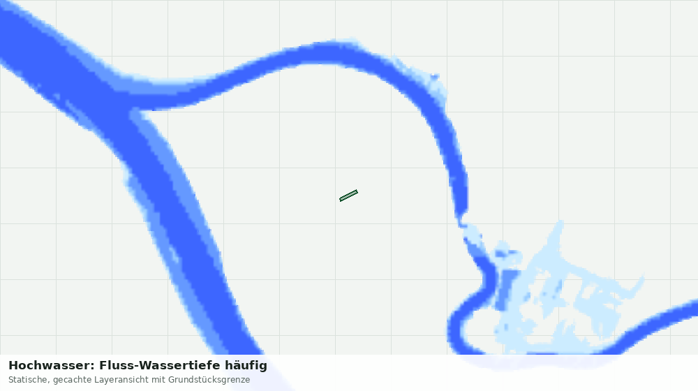 Statische Kartenansicht: Hochwasser: Fluss-Wassertiefe häufig