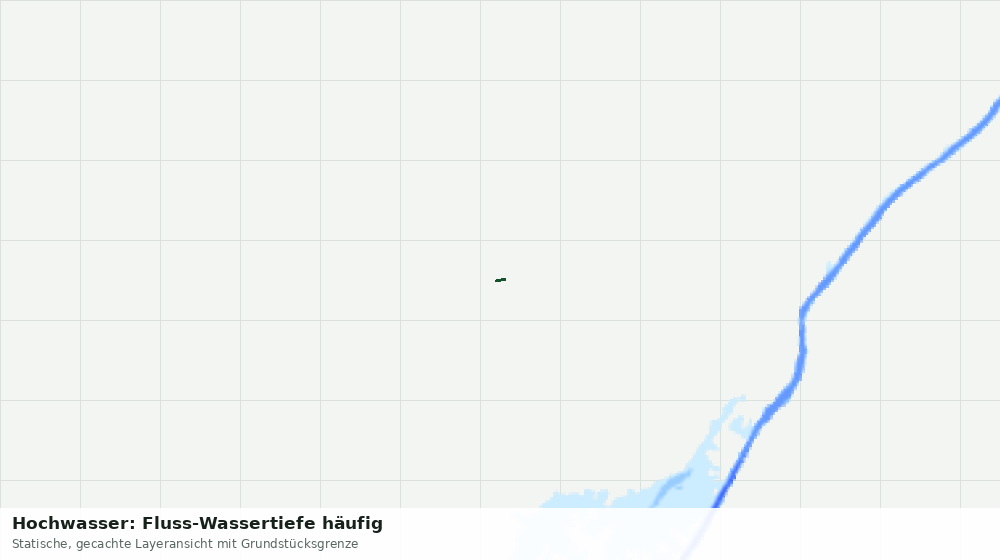 Statische Kartenansicht: Hochwasser: Fluss-Wassertiefe häufig
