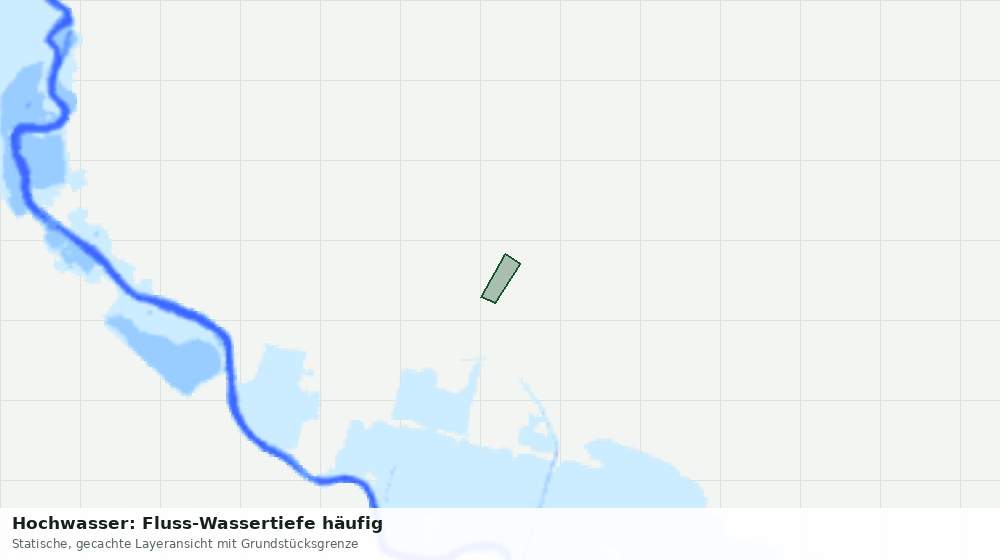 Statische Kartenansicht: Hochwasser: Fluss-Wassertiefe häufig