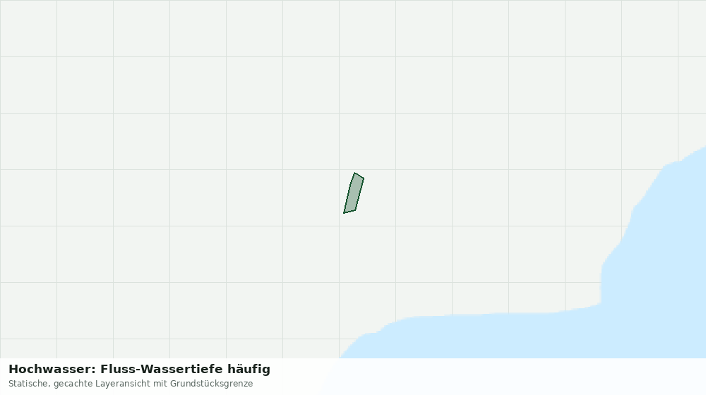 Statische Kartenansicht: Hochwasser: Fluss-Wassertiefe häufig
