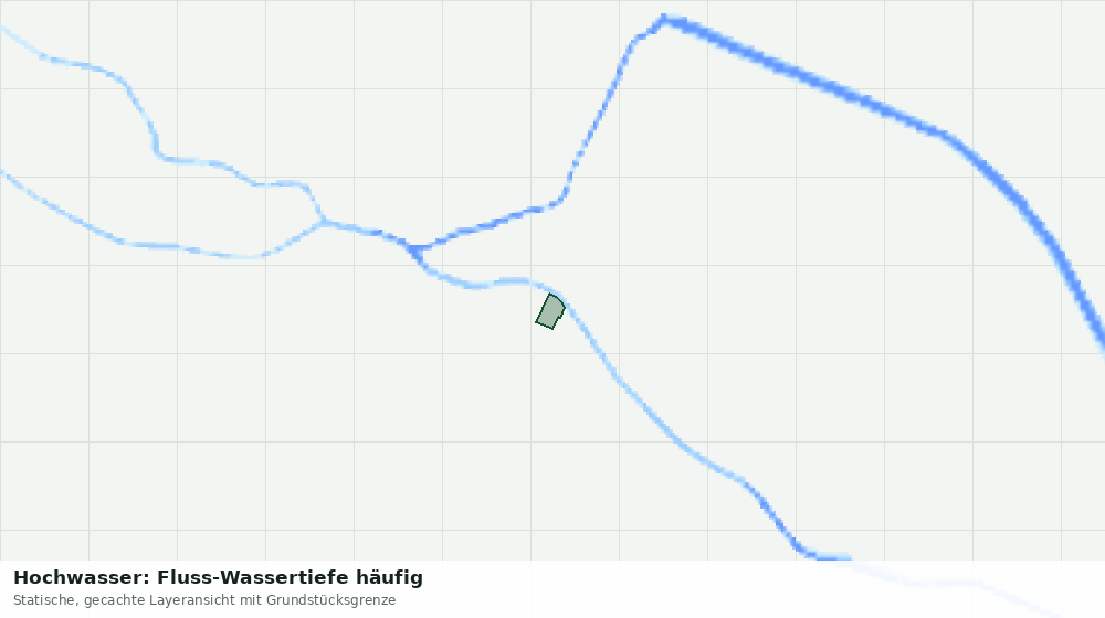 Statische Kartenansicht: Hochwasser: Fluss-Wassertiefe häufig