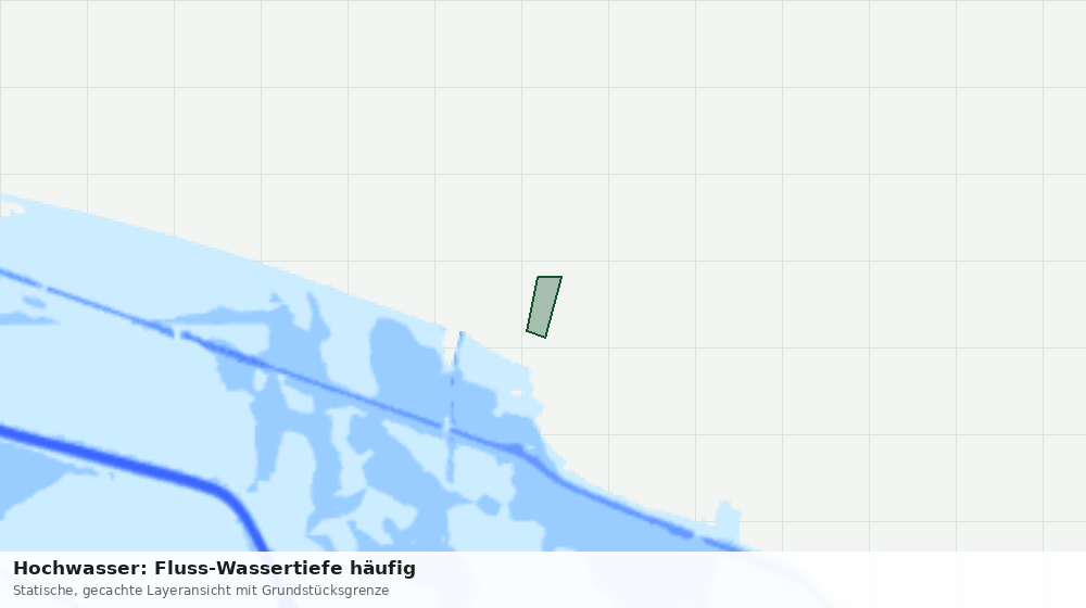 Statische Kartenansicht: Hochwasser: Fluss-Wassertiefe häufig