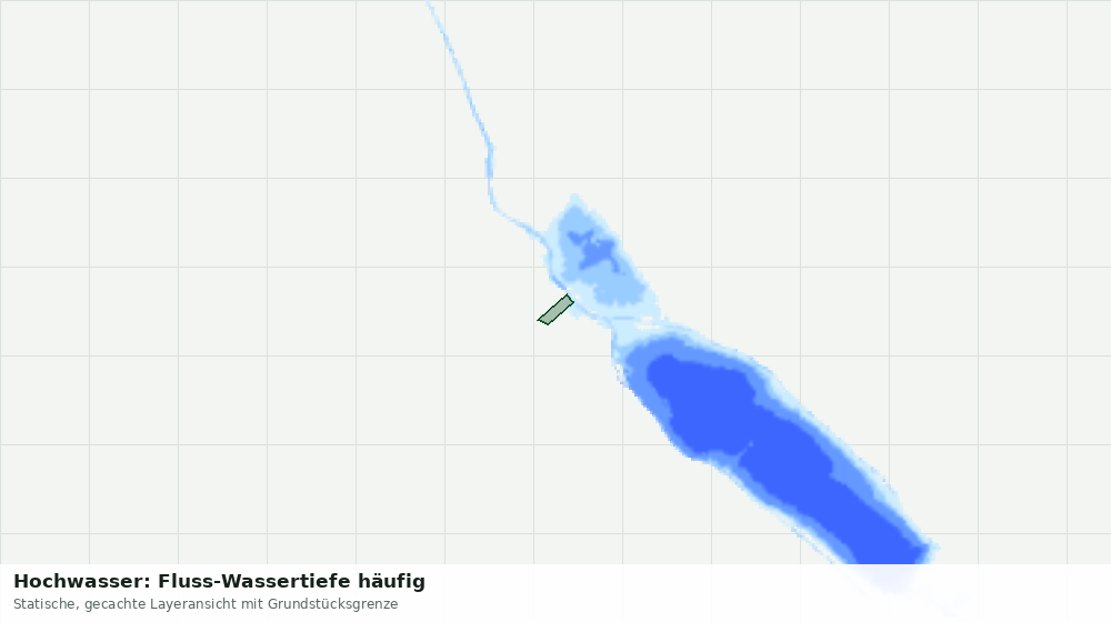 Statische Kartenansicht: Hochwasser: Fluss-Wassertiefe häufig