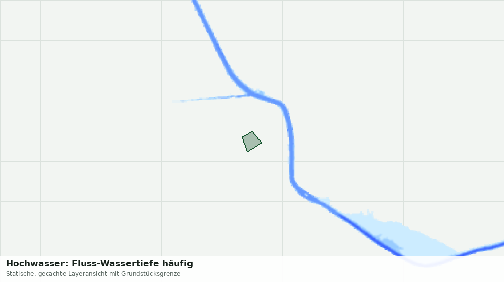 Statische Kartenansicht: Hochwasser: Fluss-Wassertiefe häufig