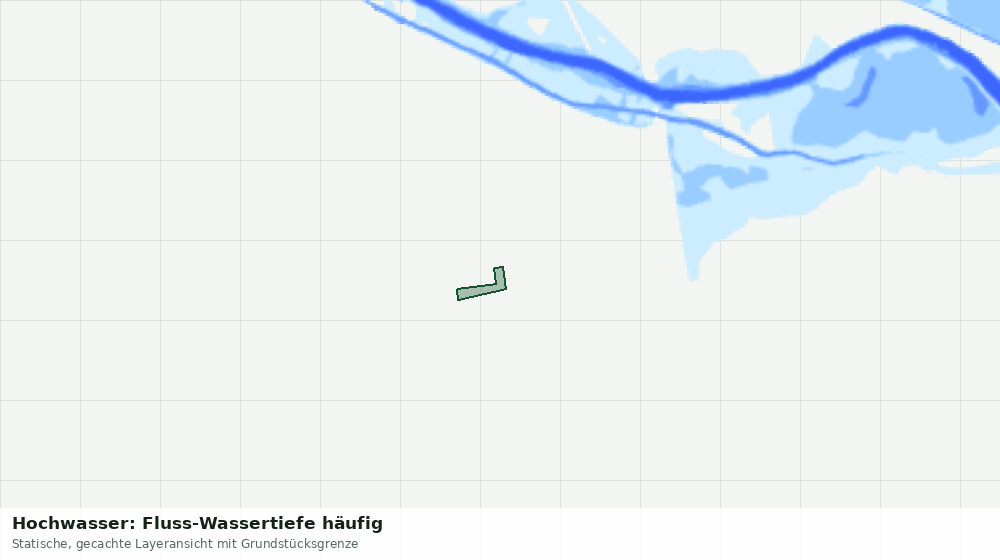Statische Kartenansicht: Hochwasser: Fluss-Wassertiefe häufig