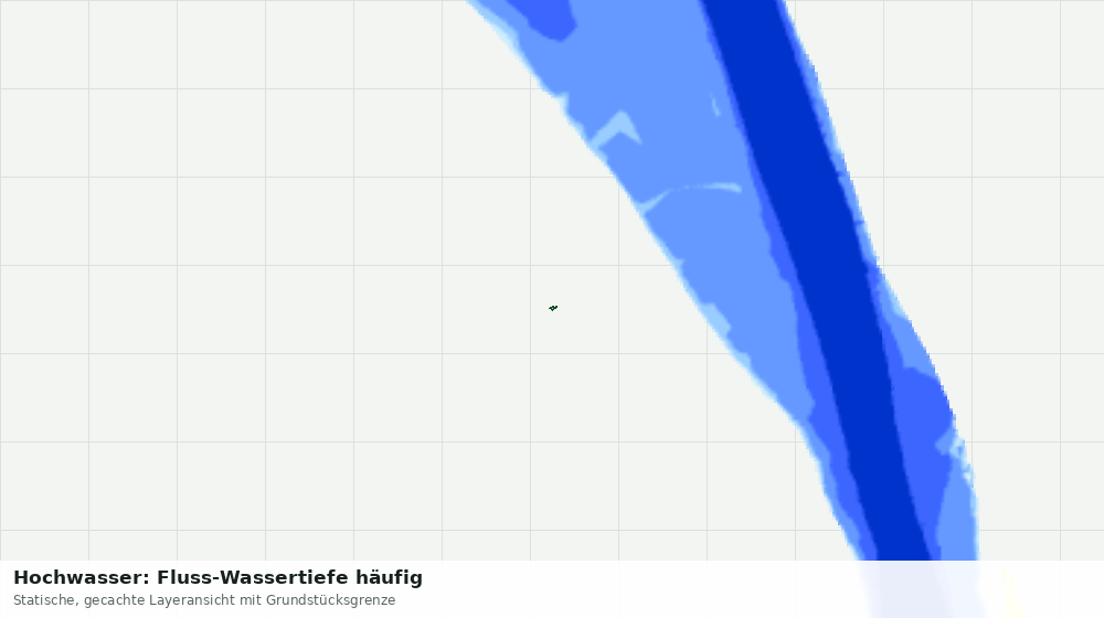 Statische Kartenansicht: Hochwasser: Fluss-Wassertiefe häufig