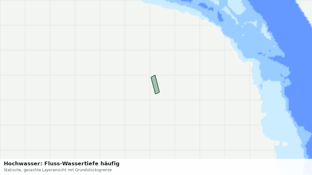 Statische Kartenansicht: Hochwasser: Fluss-Wassertiefe häufig