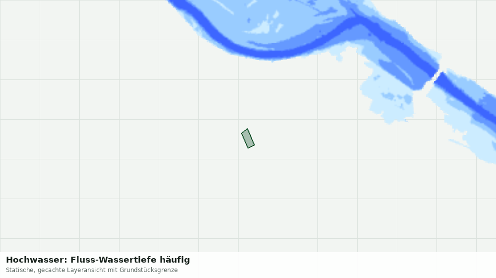 Statische Kartenansicht: Hochwasser: Fluss-Wassertiefe häufig
