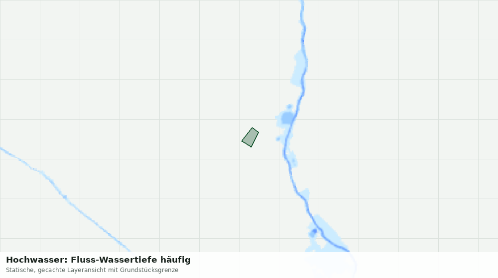 Statische Kartenansicht: Hochwasser: Fluss-Wassertiefe häufig