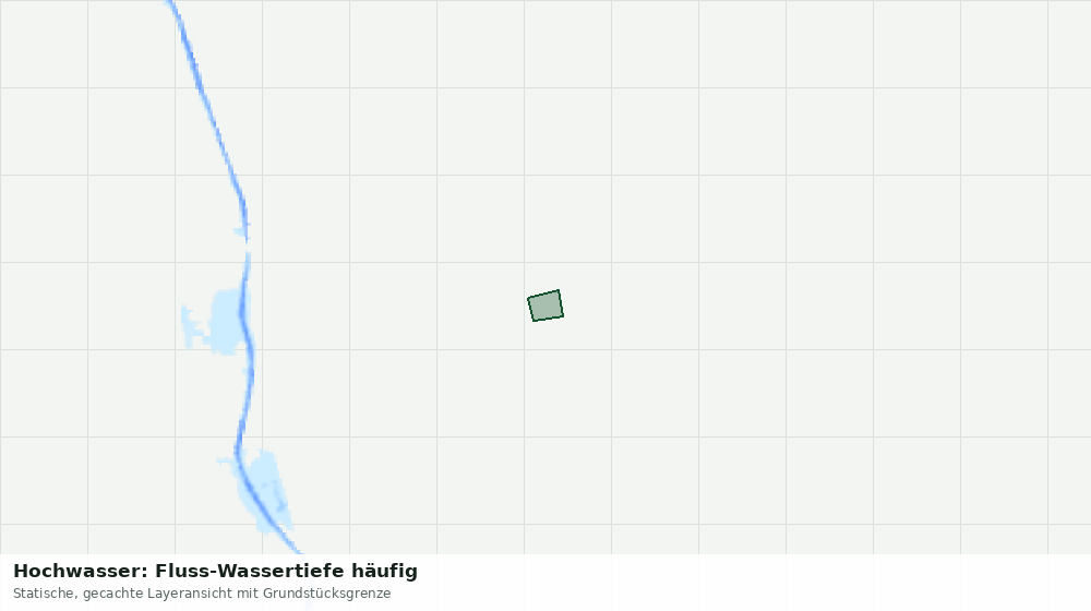Statische Kartenansicht: Hochwasser: Fluss-Wassertiefe häufig