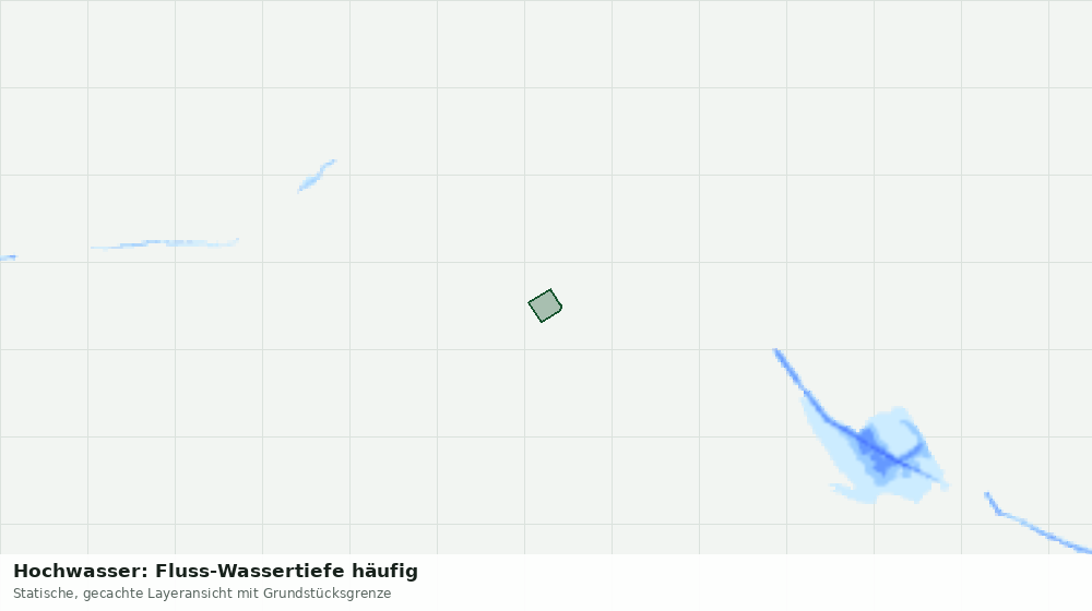 Statische Kartenansicht: Hochwasser: Fluss-Wassertiefe häufig
