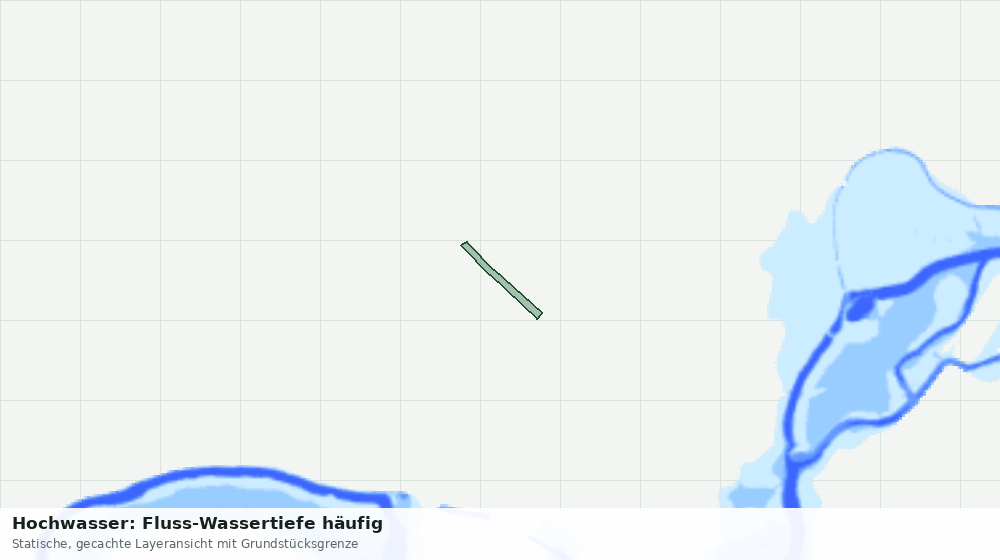 Statische Kartenansicht: Hochwasser: Fluss-Wassertiefe häufig