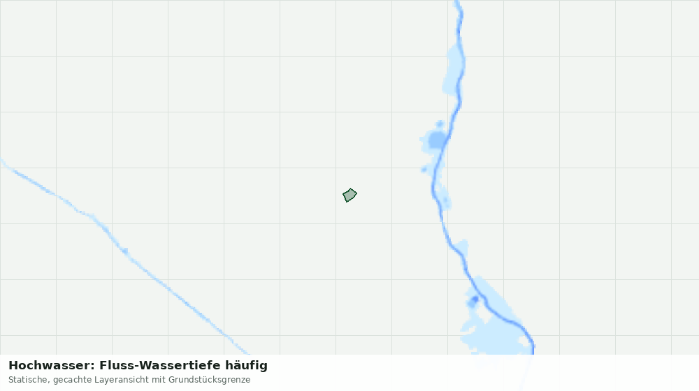 Statische Kartenansicht: Hochwasser: Fluss-Wassertiefe häufig