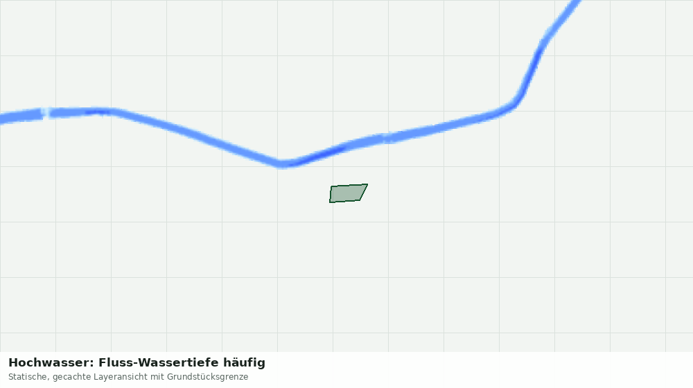 Statische Kartenansicht: Hochwasser: Fluss-Wassertiefe häufig