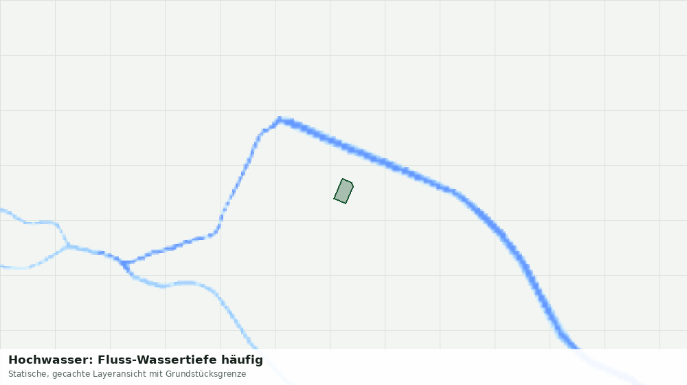 Statische Kartenansicht: Hochwasser: Fluss-Wassertiefe häufig