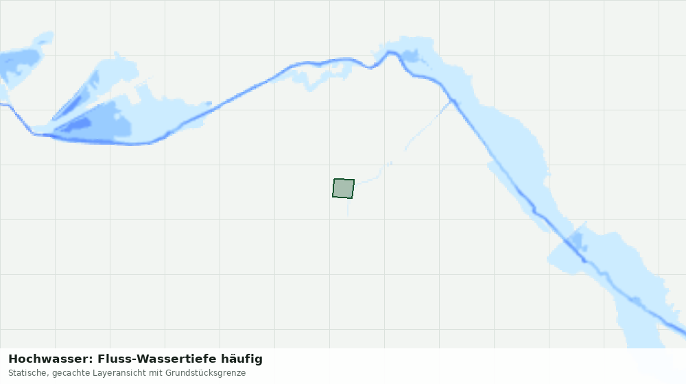 Statische Kartenansicht: Hochwasser: Fluss-Wassertiefe häufig