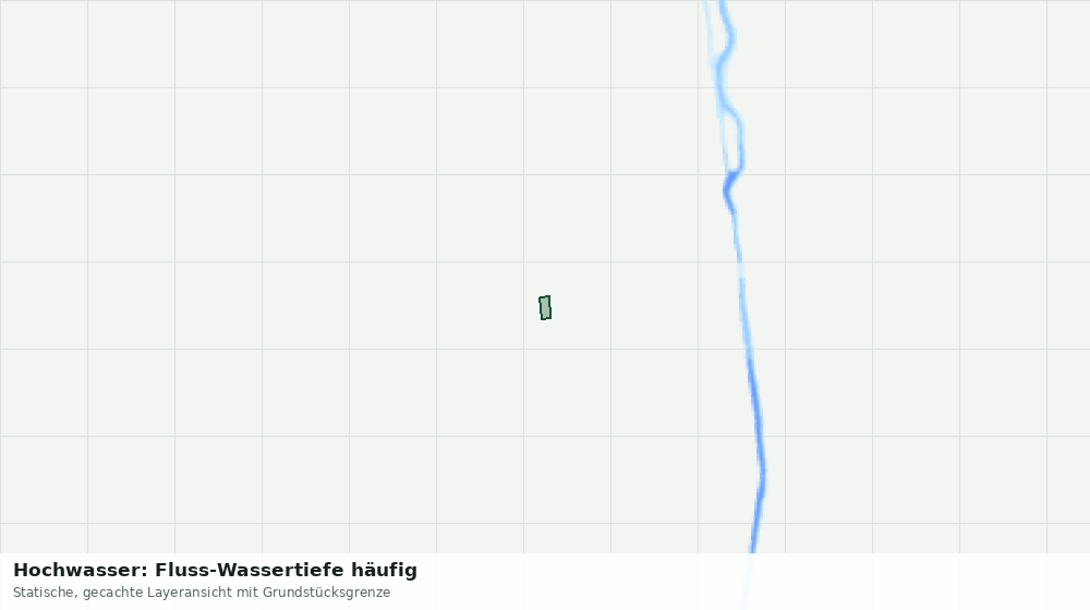Statische Kartenansicht: Hochwasser: Fluss-Wassertiefe häufig