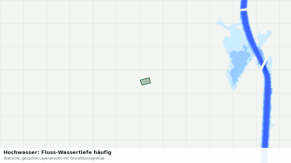 Statische Kartenansicht: Hochwasser: Fluss-Wassertiefe häufig