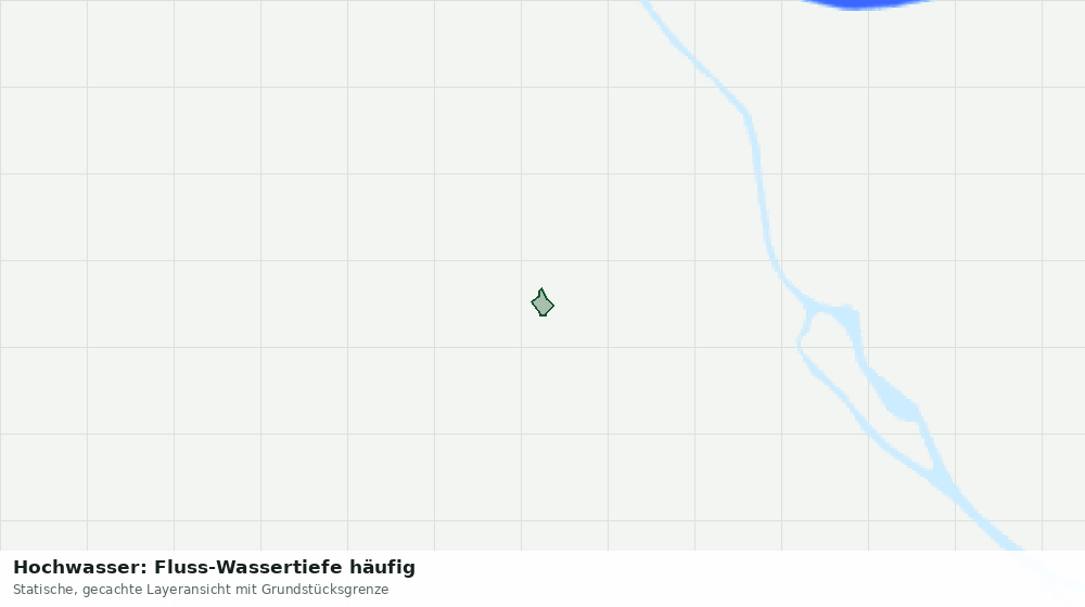Statische Kartenansicht: Hochwasser: Fluss-Wassertiefe häufig