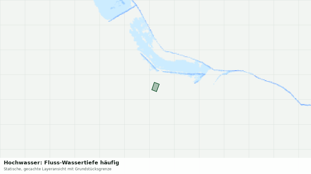 Statische Kartenansicht: Hochwasser: Fluss-Wassertiefe häufig
