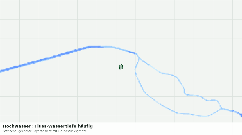 Statische Kartenansicht: Hochwasser: Fluss-Wassertiefe häufig