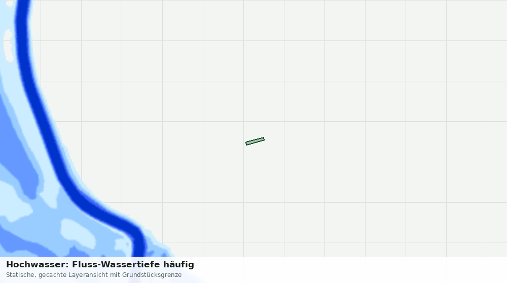 Statische Kartenansicht: Hochwasser: Fluss-Wassertiefe häufig