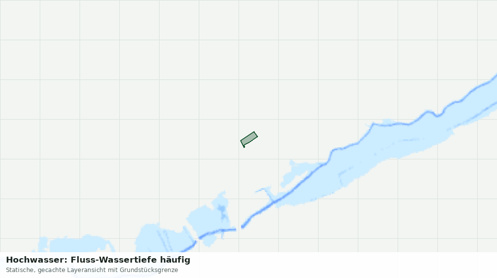 Statische Kartenansicht: Hochwasser: Fluss-Wassertiefe häufig