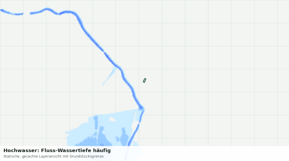 Statische Kartenansicht: Hochwasser: Fluss-Wassertiefe häufig