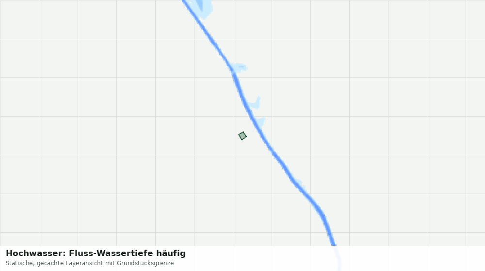Statische Kartenansicht: Hochwasser: Fluss-Wassertiefe häufig