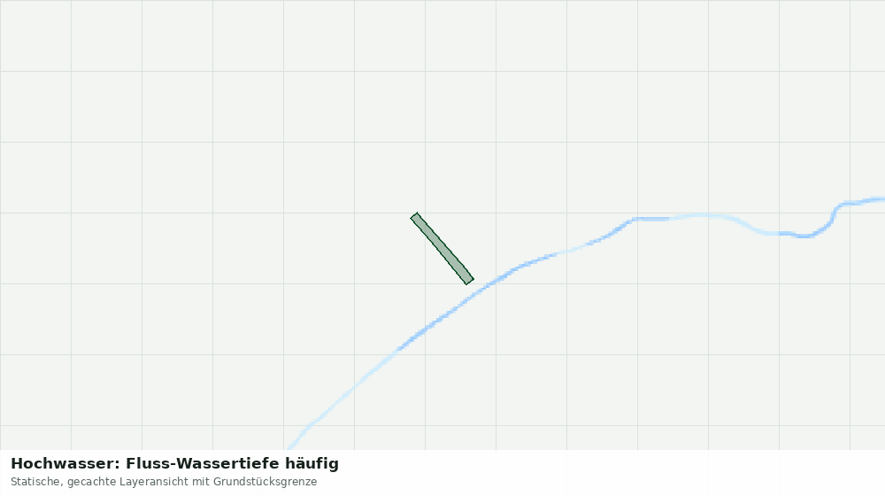 Statische Kartenansicht: Hochwasser: Fluss-Wassertiefe häufig