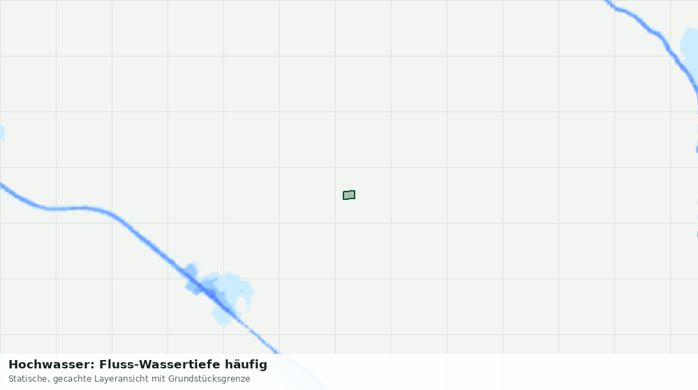 Statische Kartenansicht: Hochwasser: Fluss-Wassertiefe häufig