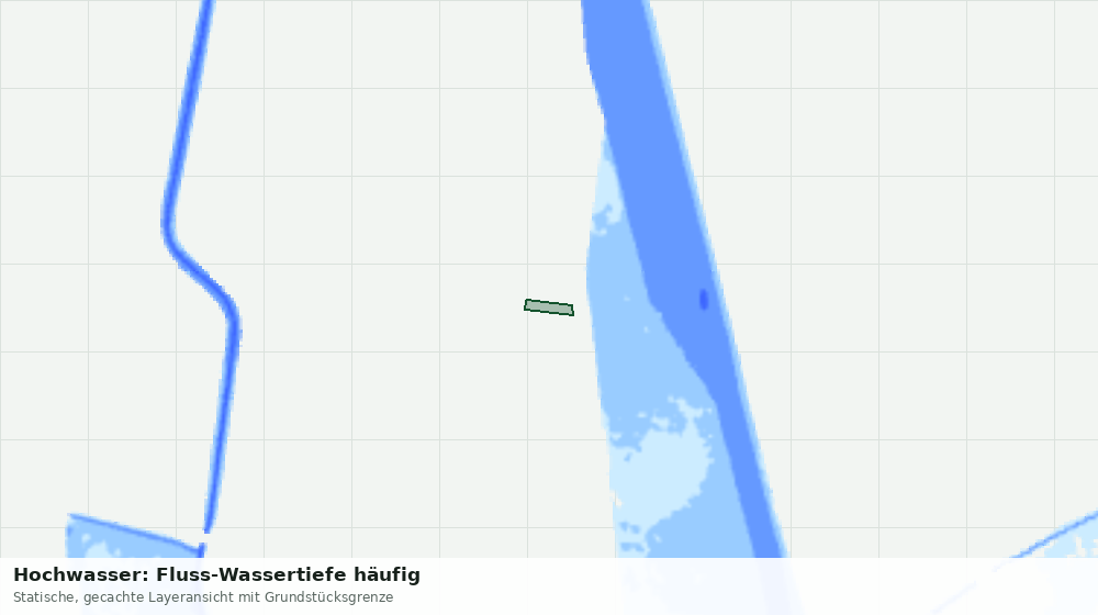 Statische Kartenansicht: Hochwasser: Fluss-Wassertiefe häufig