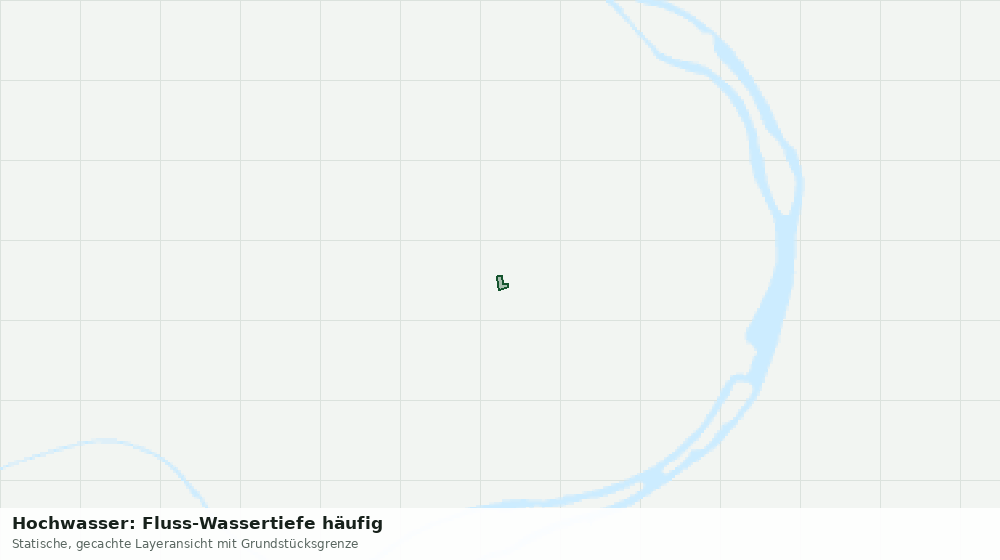 Statische Kartenansicht: Hochwasser: Fluss-Wassertiefe häufig