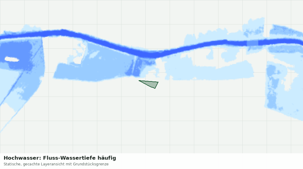 Statische Kartenansicht: Hochwasser: Fluss-Wassertiefe häufig