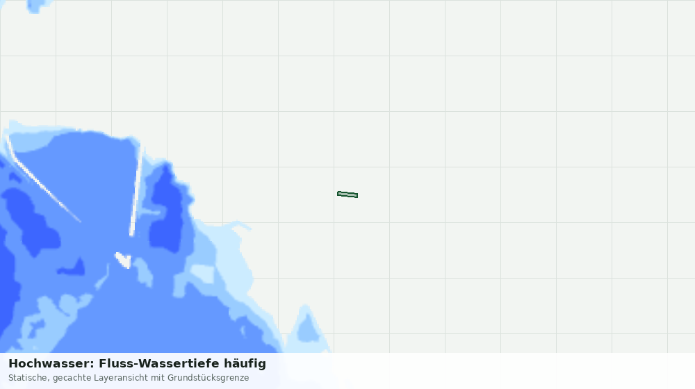 Statische Kartenansicht: Hochwasser: Fluss-Wassertiefe häufig