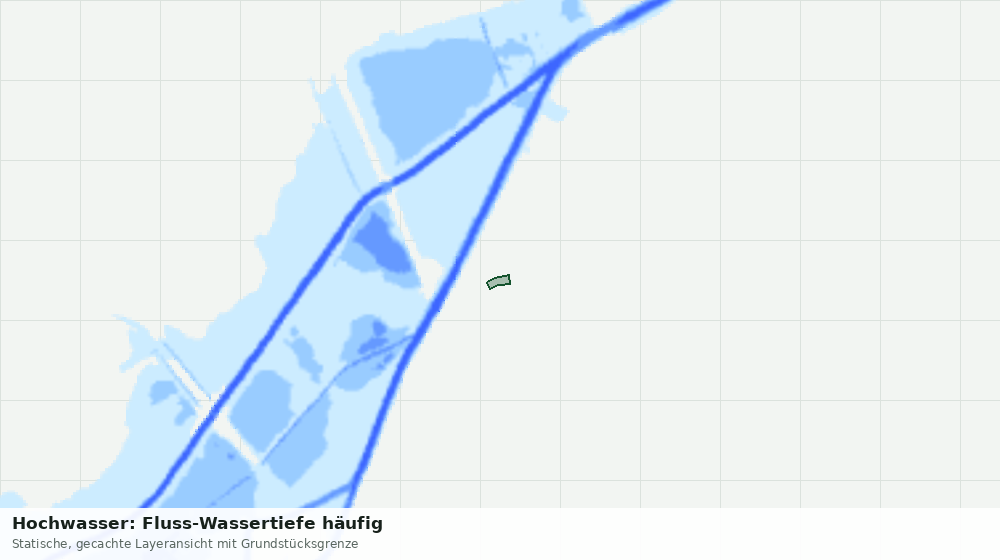 Statische Kartenansicht: Hochwasser: Fluss-Wassertiefe häufig