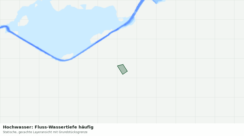 Statische Kartenansicht: Hochwasser: Fluss-Wassertiefe häufig