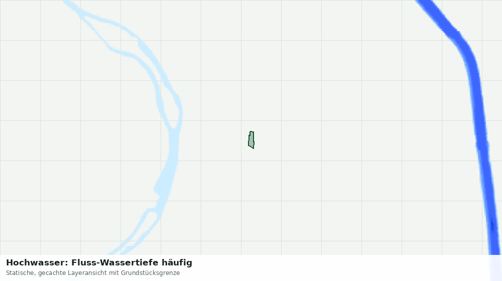 Statische Kartenansicht: Hochwasser: Fluss-Wassertiefe häufig