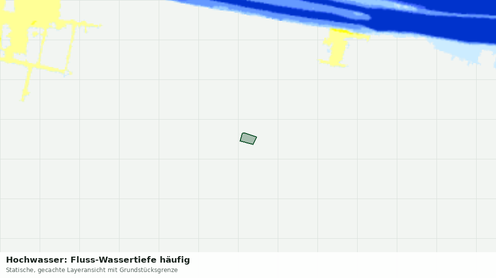 Statische Kartenansicht: Hochwasser: Fluss-Wassertiefe häufig